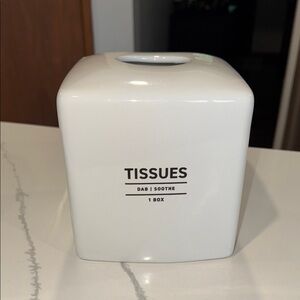 West Elm Ceramic Tissue Holder
